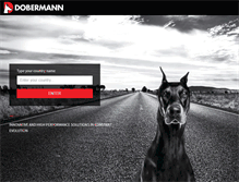 Tablet Screenshot of dobermann.org