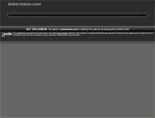 Tablet Screenshot of dobermann.com