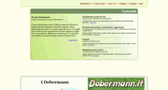 Desktop Screenshot of dobermann.it