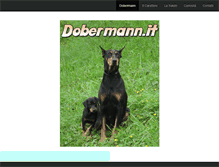 Tablet Screenshot of dobermann.it