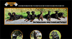 Desktop Screenshot of dobermann.at